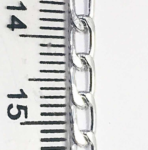 Cadena Aluminio Plata Aaa 1m. Cpc1 Eslabón 6x4mm Bisutería