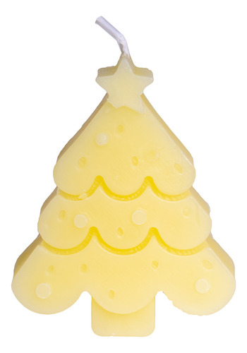 Vela Aromática Árbol De Navidad Amarillo Topsoc