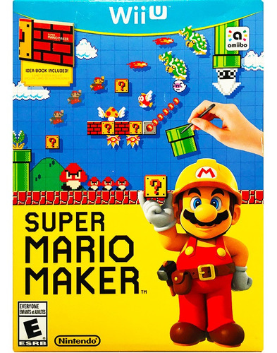 Super Mario Maker + Libro Manual - Nintendo Wii U