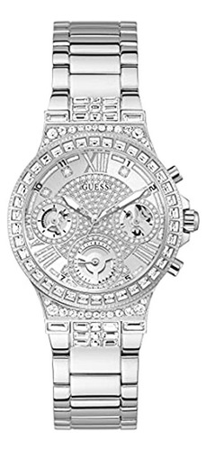 Guess Crystal Accented Bracelet Watch