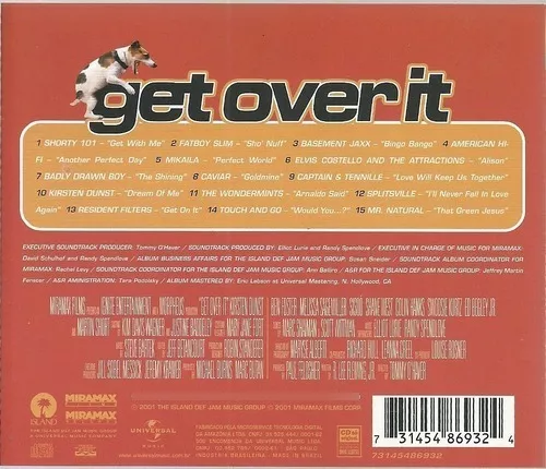 Cd Get Over It - Volta Por Cima - Trilha Sonora - Original