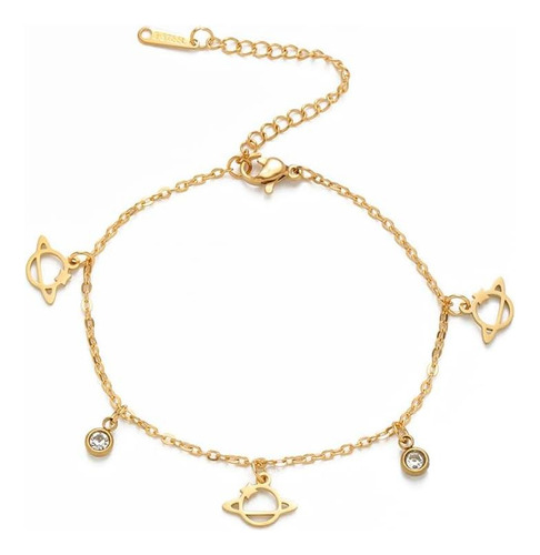Planet Universe Pulsera Tobillera Con Cuentas De Cristal