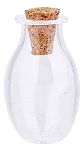 3 De 6 Botellas De Vidrio Con Tapones De Corcho 3 Piezas