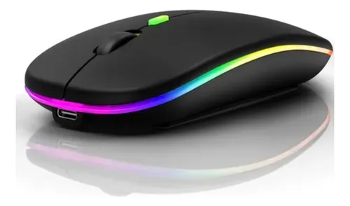 Mouse Raton Inalámbrico Bluetooth Pc Cell Tablet Recargable