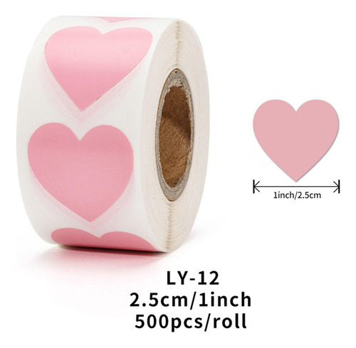 Pegatinas Para El Día De Valentín, 500 No Impermeable
