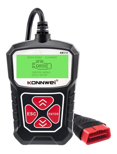 Imagen 1 de 10 de Escaner Auto Obd2 Konnwei Kw310 Diagnostico 21import