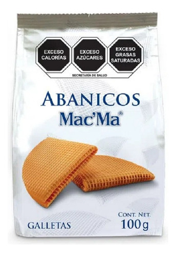 Galletas Macma Abanicos 100g