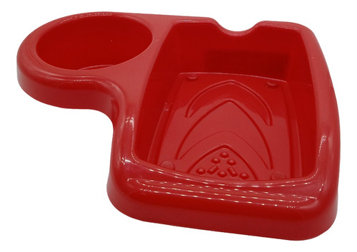 Porta Detergente E Esponja Keita Plastico Prático Higiênico Cor Vermelho