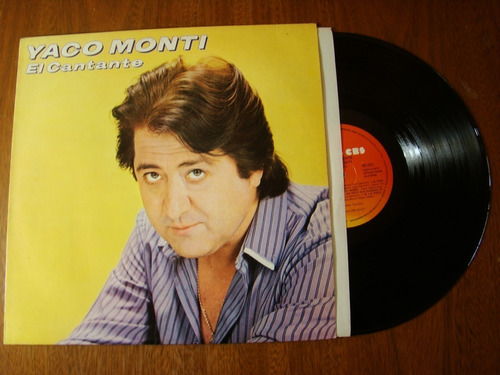 Yaco Monti El Cantante 1986 Argentina Vinilo Lp Nm+