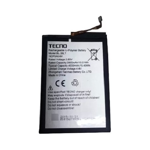 Batería Pila Tecno Camon 15 4000 Mah Tienda Física