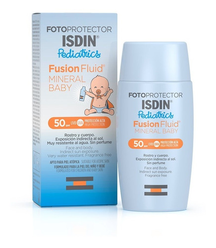 Isdin Fotoprotector Pediátrico Fusion Fluid Mineral Baby50ml