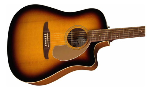 Guitarra Electroacústica Fender Redondo Sunburst