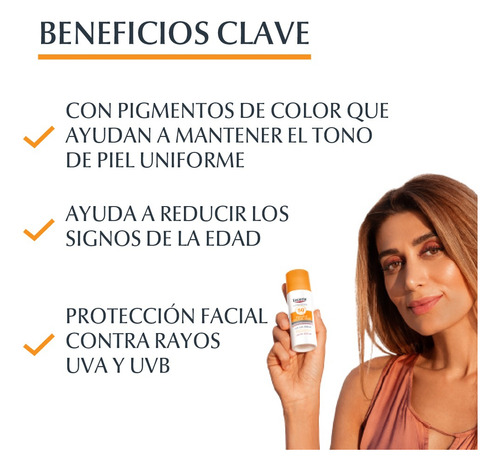 Eucerin sun CC tono medio protector solar photoacting control FPS 50 en crema de 50ml
