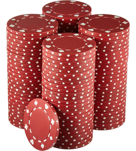 Paquete De 100 Fichas De Póquer Adecuadas, Calidad De Casino