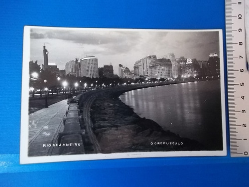 Cartão Postal Rio De Janeiro O Crepúsculo Fotografia 