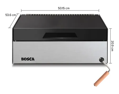 Parrilla A Leña Y Carbon Bosca Block Barbacoa Largo 50 Cm