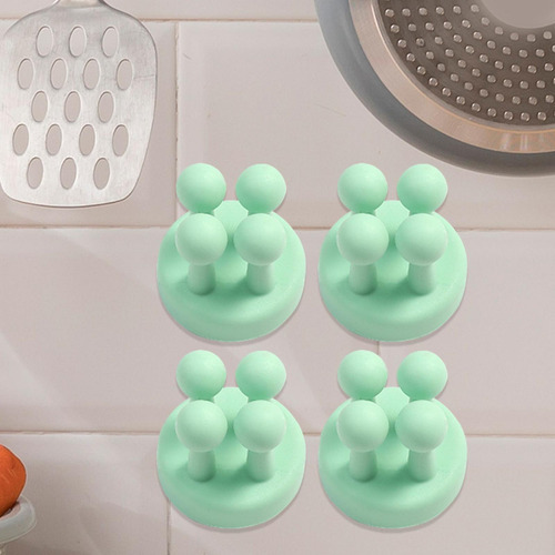 4x Ganchos De Clip Para Cables De Pared, Gancho Para Verde