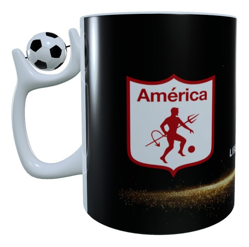 Mug America De Cali Con Balon En Oreja