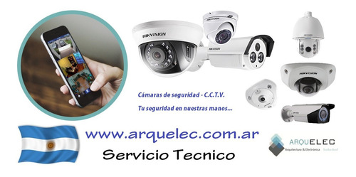 Imagen 1 de 10 de Instalacion Camaras De Seguridad Hikvision Servicio Tecnico