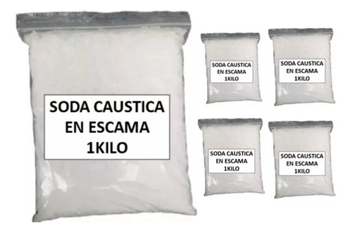 Soda Caustica * 5 Kilos