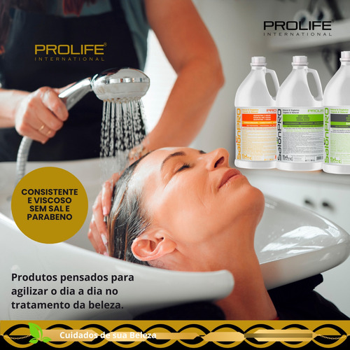 Prolife Shampoo Profissional 5l Argan E Queratina