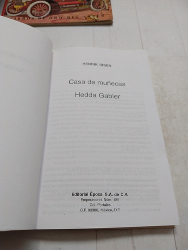 Casa De Muñecas Hedda Gabler Henrik Ibsen (Usado)