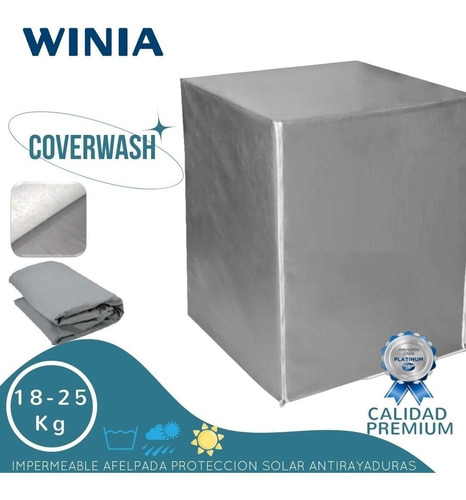 Cover Wash De Lavadora Con Frontal Impermeable Winia 20k