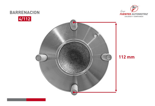 Kit 2 Mazas Balero Rueda Trasera Para Baic D20 2019 Abs