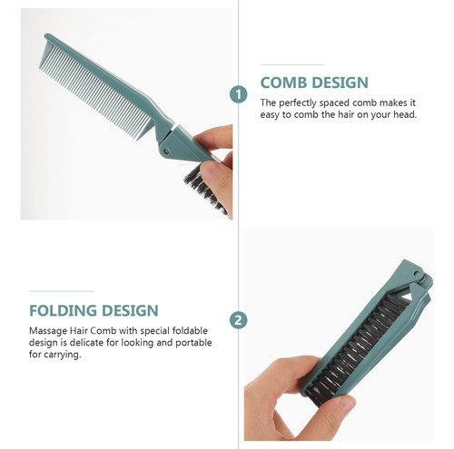 Peineta Portátil Plegable Para Peluquero, 2 Piezas