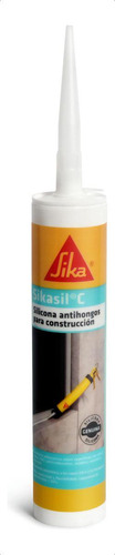 Silicona Sika C Sellador Trans 280 Ml Vidrio Cerámica Metal