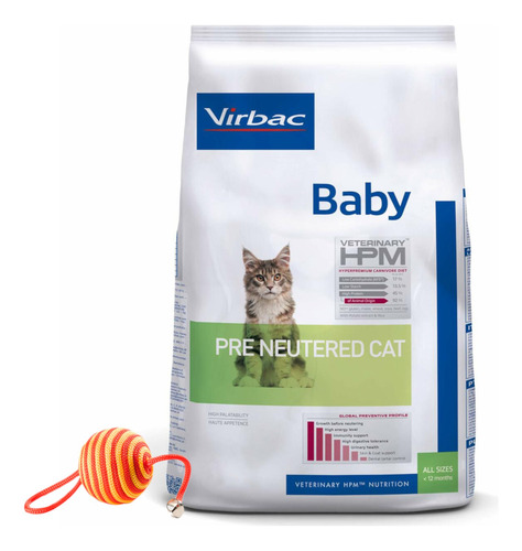 Alimento Gato Hpm (virbac) Cachorro 6 Kg + Promo!