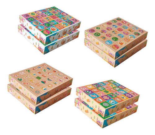 Mubarak Advent Calendar Box Eid Candy Cajas Festival 8pcs