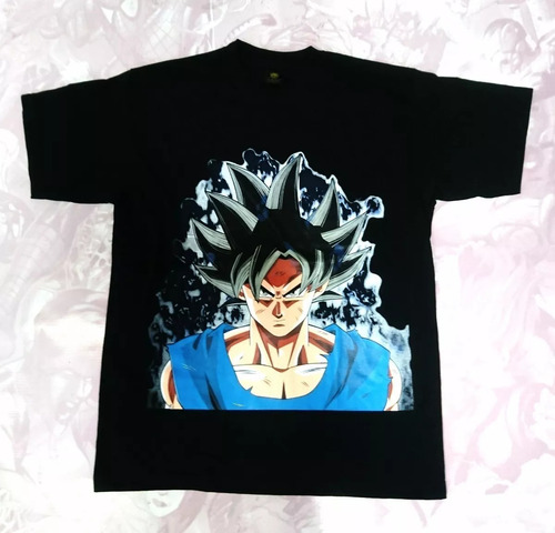 Camisetas Estampadas Niño Anime Dragon Ball Goku Instinto