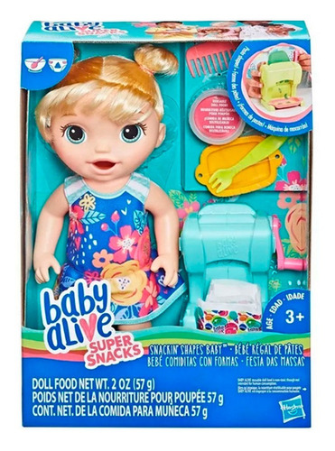 Muñeca Bebote Baby Alive Comiditas Con Formas Fabrica Pastas