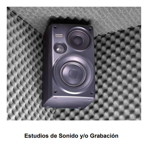 Esponja Acustica Estudio Grabacion, Mxegg-001, 0.45 Ncr, 1. Color Gris