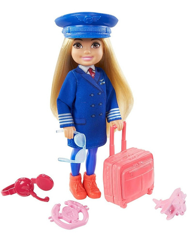 Muñeca Barbie Chelsea Piloto 