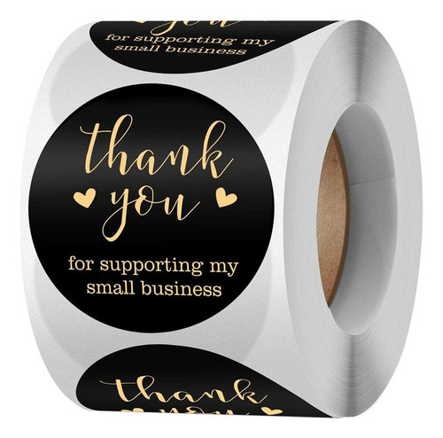 Thank You Tags Pegatinas Para Bolsas De 5 Cm