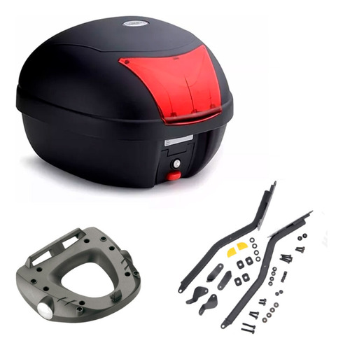 Baul Trasero 28l Con Soporte Kawasaki Versys 650 2006 A 2009