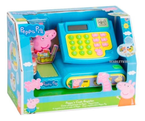 Peppa Pig Caja Registradora Sonido Y Accesorios Original