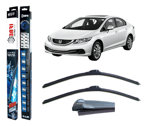 Escobillas Delanteras Honda Civic 1.8 2012 2013 2014 2015