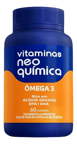 Vitaminas Ômega 3 Com 60 Cápsulas - Neo Química