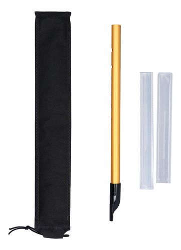 Flauta Corta Portátil Golden Professional Para Flauta Musica