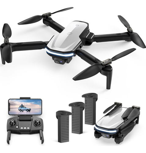 Mini drone Holy Stone Beginner HS280 With Transmitter con cámara FullHD blanco 2.4GHz 3 baterías