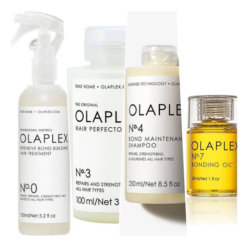 Kit Olaplex 0, 3, 4 Y 7