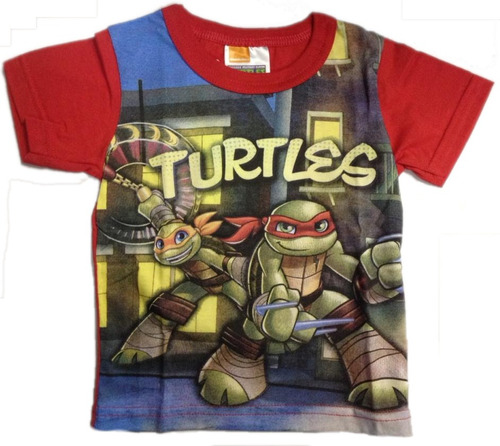 Camiseta Infantil Tartaruga Ninja Marlan N620 - Tam. 1 2 3