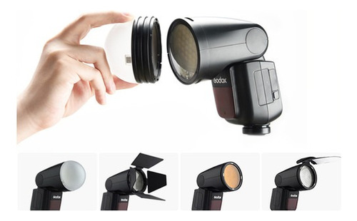 Flash Godox V1-n Ou V1 Para Nikon + Nf-e *