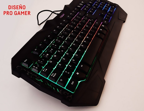 Teclado Gamer Retroiluminado Led Rgb Noga Nkb Gk 23 Gaming