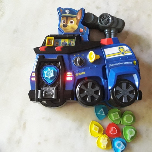 Paw Patrol,chase En Vehiculo, C/luces,musica, P/interactuar