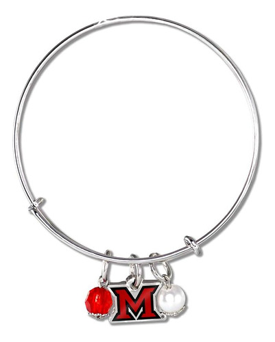 Pulsera De La Universidad De Miami Redhawks Ncaa  Zinc