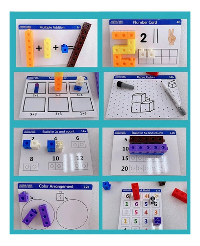 Conjunto De Actividades Mathlink Magic Numberblocks Y Cubes